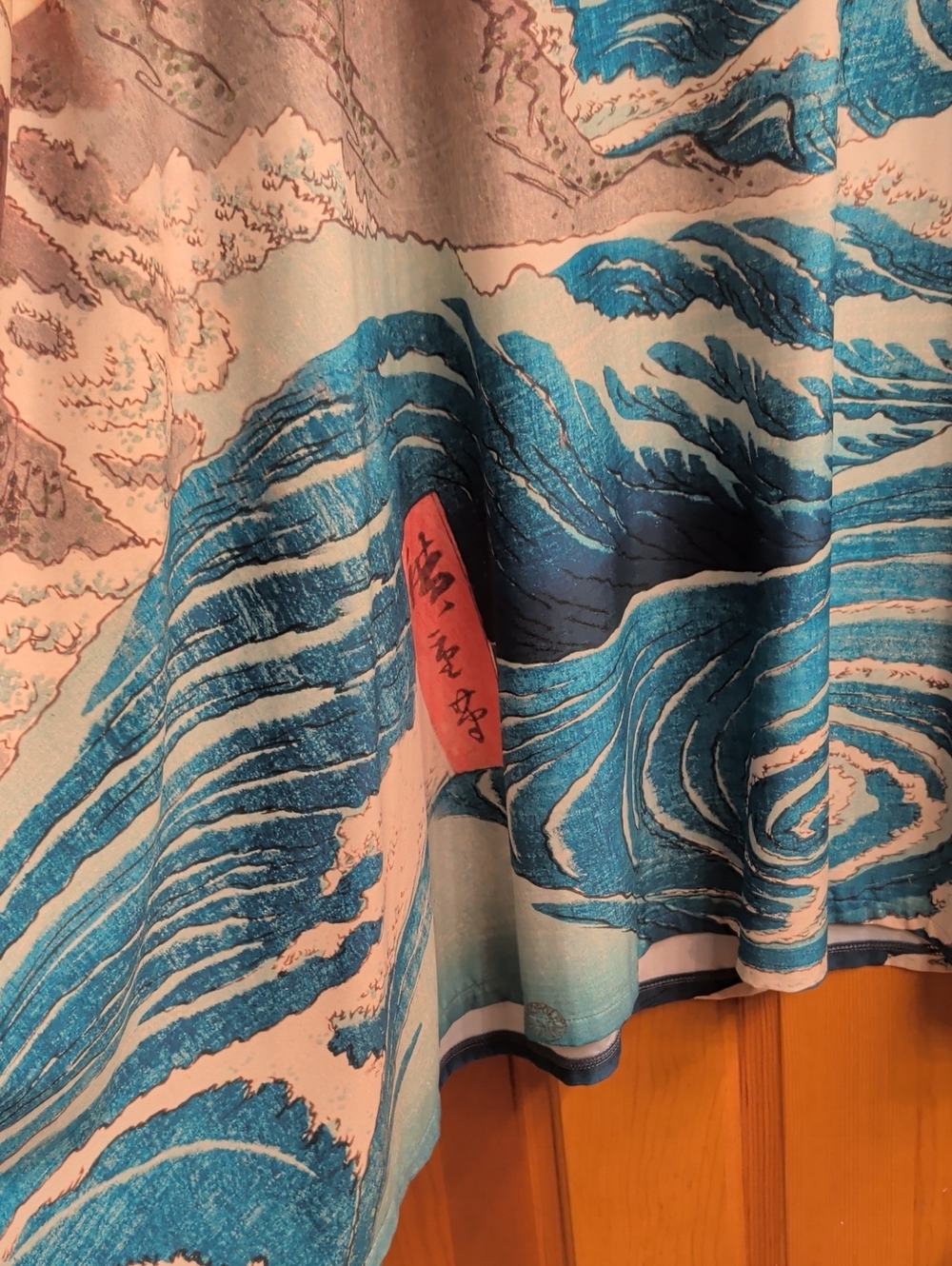 Blackmilk Naruto Whirlpool Super Drape Mini Dress Tunic Japanese Art Print RARE - Picture 8 of 8